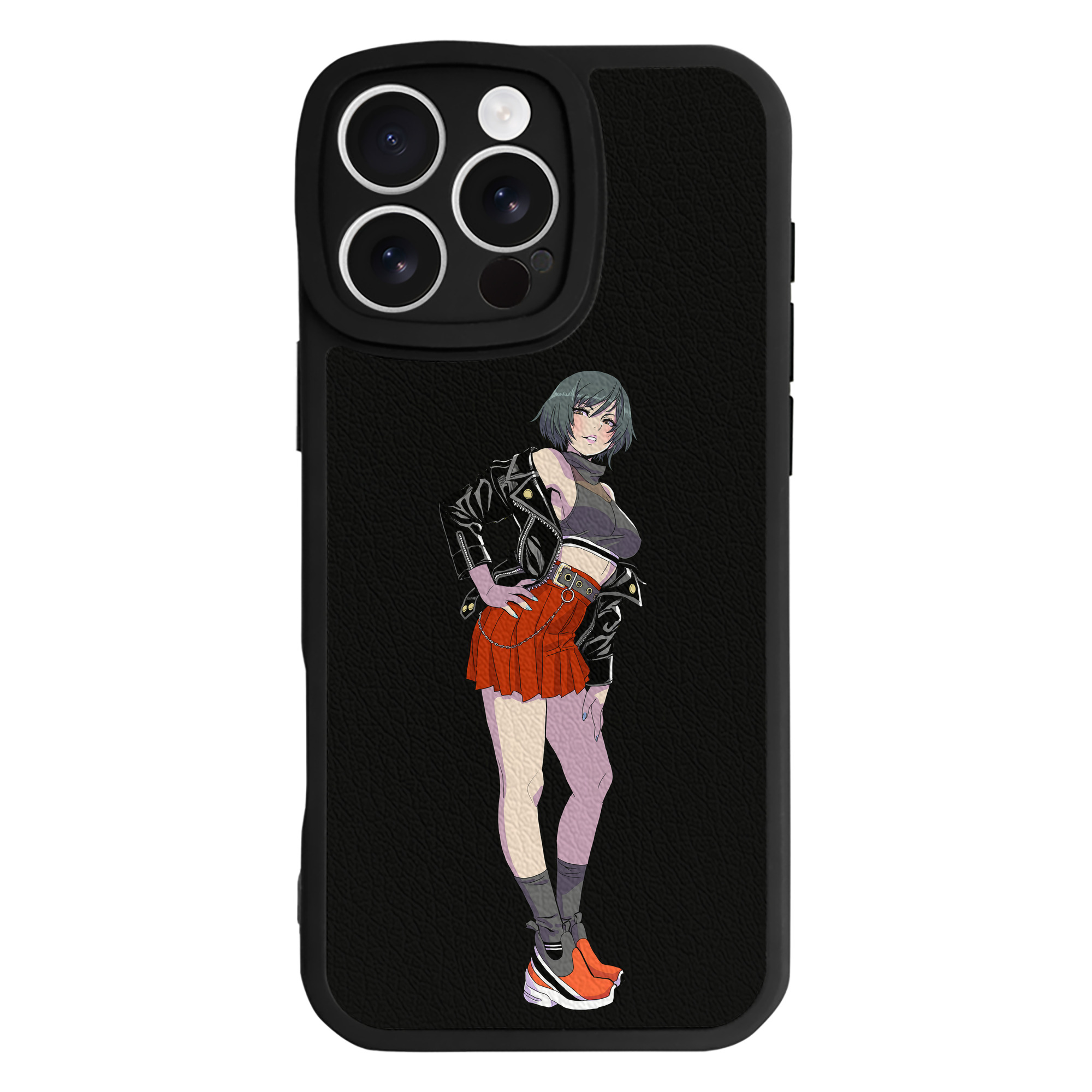 （画像用） 呪術廻戦 Jujutsu Kaisen 【iPhone 16シリーズ対応】シリコンスマホケース（レザー調） 材質：シリコン